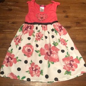 Girls size 5 flower dress